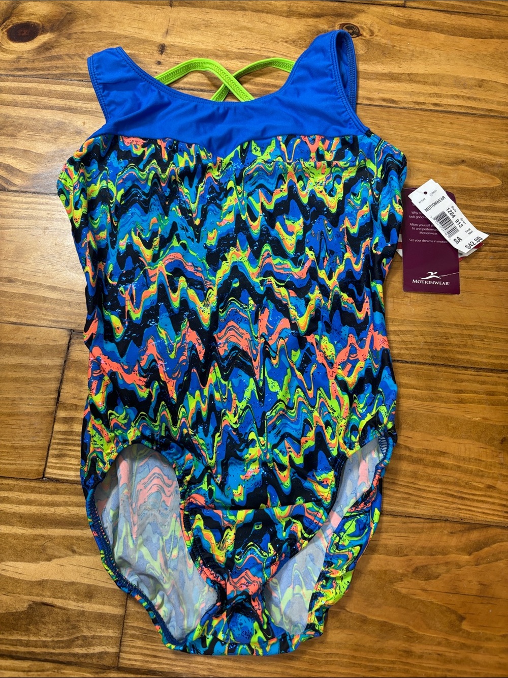 NWT Motionwear Small Adult Gymnastics Leotard Style 1284 Color 913